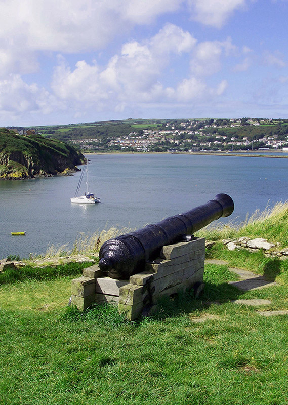 Cannon overlooking the sea