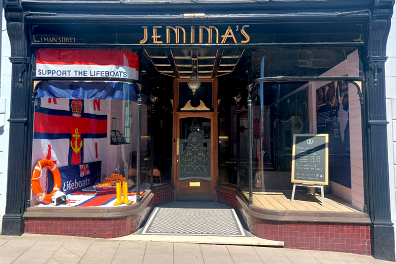 Jemima's coffee shop frontage