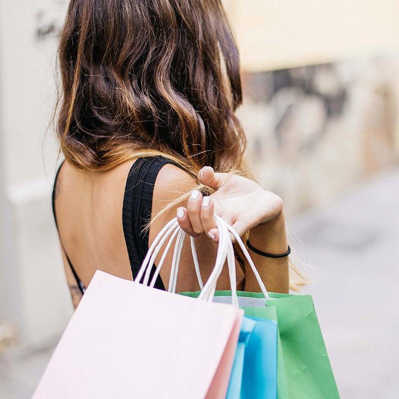 Woman shopping